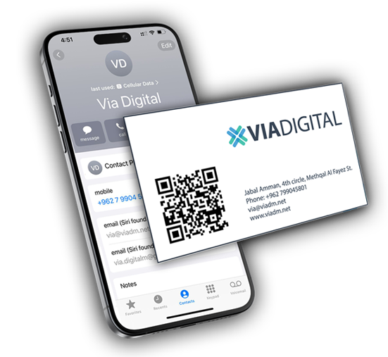 vCard QR Code Example